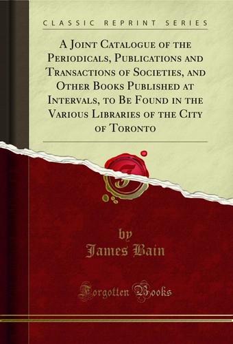 Joint catalogue the - joint, of