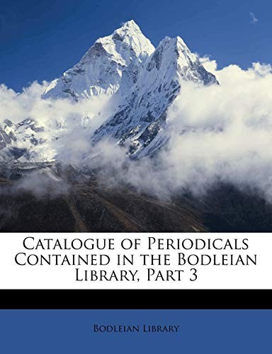 Bodleian library catalogue - -,