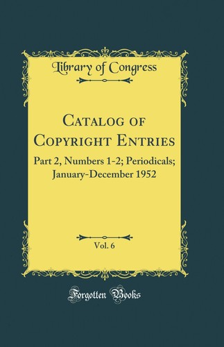 Catalog copyright entries - copyright,