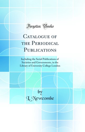 Catalogue the periodical - catalogue,
