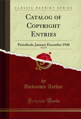 Catalog copyright entries - catalog,